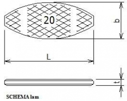SPOJOVACÍ LAMELA vel. 20 
